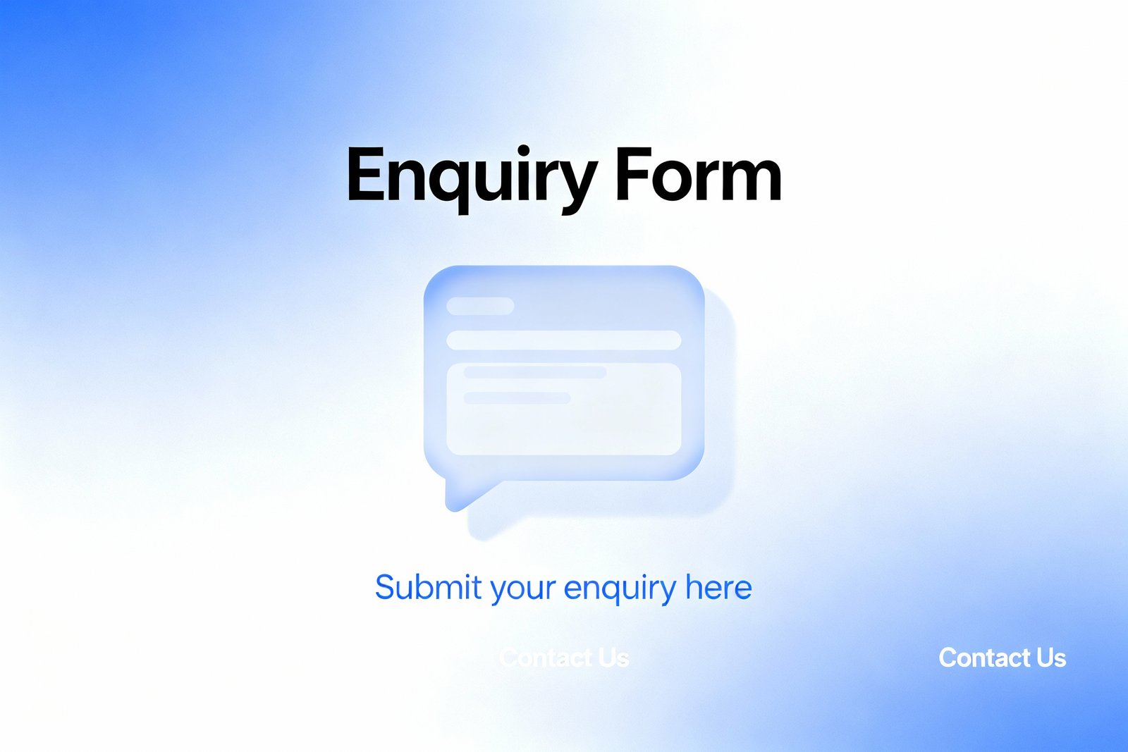 Enquiry Banner